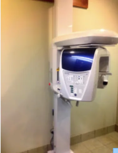 The cone beam 3D (CBCT) scanner in our office